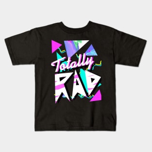 Totally Rad White Pink Tiger Stripe Party Favorite Kids T-Shirt